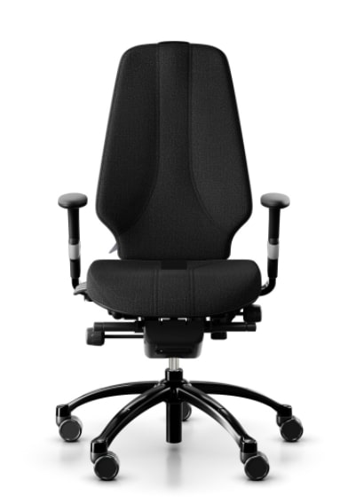 Bureaustoel zitting met stuituitsparing