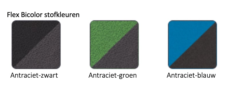 Flex Bicolor stofkleuren