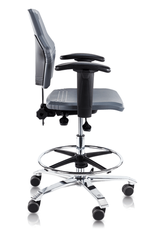 werkstoel op wieltjes